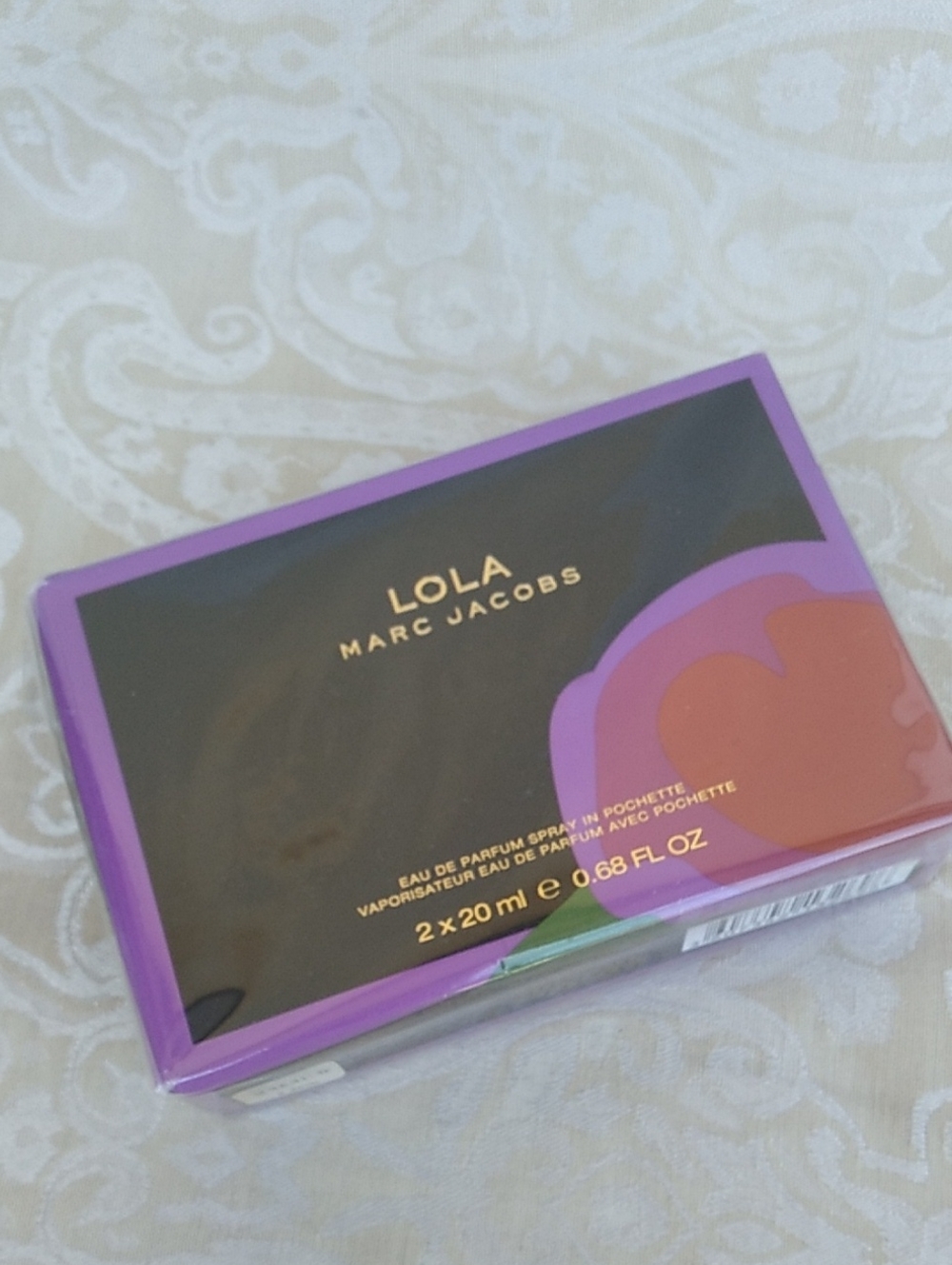 LOLA Marc Jacobs Eau de Parfum Duo — Purple & Black Floral Packaging